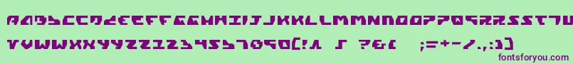 Gyrfalcon Font – Purple Fonts on Green Background