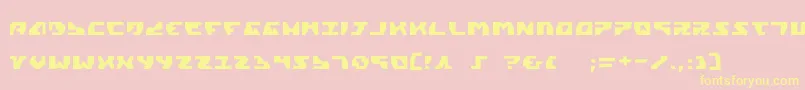 Gyrfalcon Font – Yellow Fonts on Pink Background