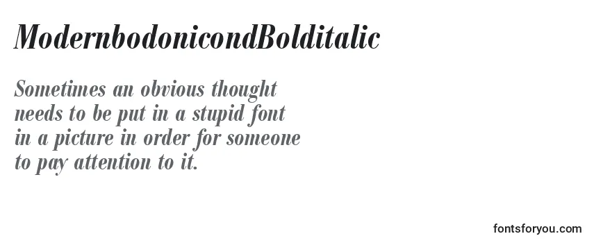 ModernbodonicondBolditalic-fontti