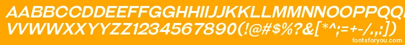 GalderglynnTitlingRgIt Font – White Fonts on Orange Background