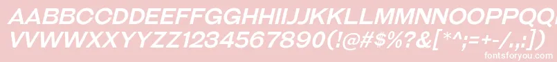 GalderglynnTitlingRgIt Font – White Fonts on Pink Background