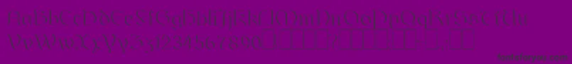 フォントDundalkembossed – 紫の背景に黒い文字