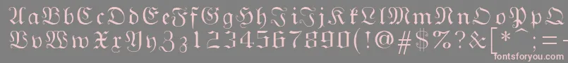 More about Gothicg Font Gothicg Font – Pink Fonts on Gray Background