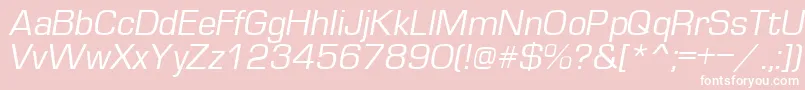 EurO Font – White Fonts on Pink Background