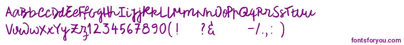 Roughnotessample Font – Purple Fonts