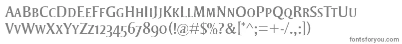 StrayhornMtSc Font – Gray Fonts on White Background