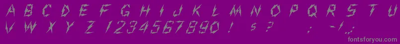 Lisätietoja Shiveree-fontista Shiveree-fontti – harmaat kirjasimet violetilla taustalla