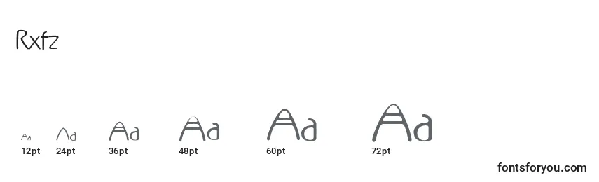 Rxfz Font Sizes