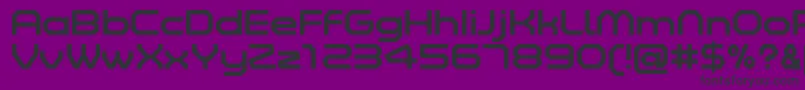 ZeltaSixRegularDemo Font – Black Fonts on Purple Background