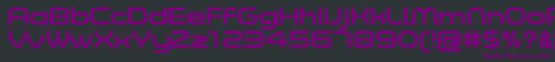 ZeltaSixRegularDemo Font – Purple Fonts on Black Background