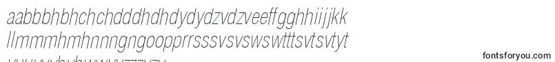 Шрифт HelioscondthinItalic – шона шрифты