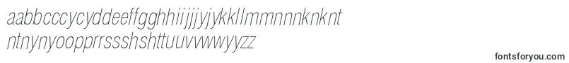 Шрифт HelioscondthinItalic – руанда шрифты