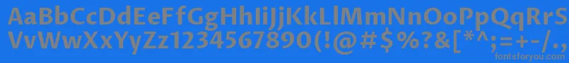Подробнее о шрифте ProzalibreBold Шрифт ProzalibreBold – серые шрифты на синем фоне