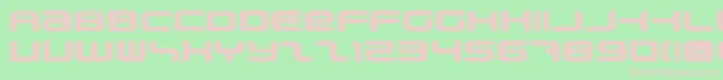 PhatboySlimCollege Font – Pink Fonts on Green Background
