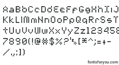 00tt font – Fonts Starting With 0