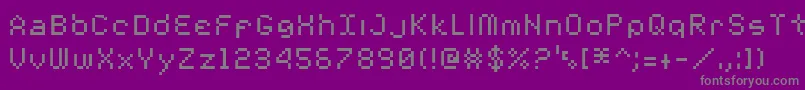Шрифт 00tt – серые шрифты на фиолетовом фоне
