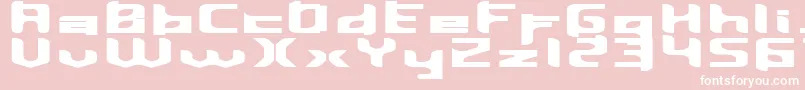 Inavm Font – White Fonts on Pink Background