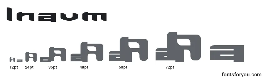 Inavm Font Sizes