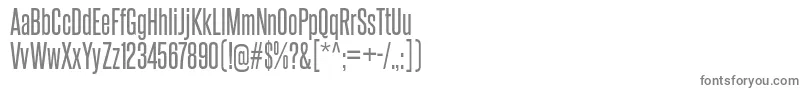 SteelfishRg-fontti – harmaat kirjasimet valkoisella taustalla