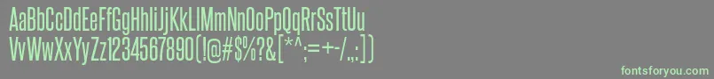 Шрифт SteelfishRg – зелёные шрифты на сером фоне