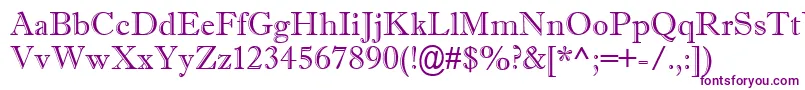 ImprintMtShadow-Schriftart – Violette Schriften