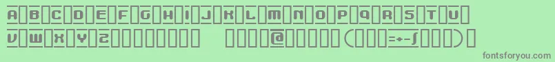 MdmaBeta Font – Gray Fonts on Green Background