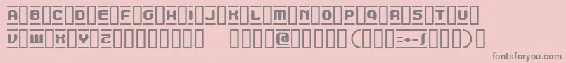 MdmaBeta Font – Gray Fonts on Pink Background