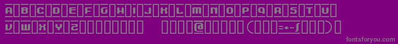 MdmaBeta Font – Gray Fonts on Purple Background