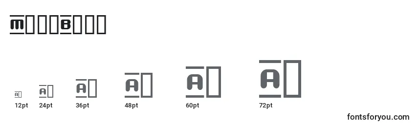 MdmaBeta Font Sizes