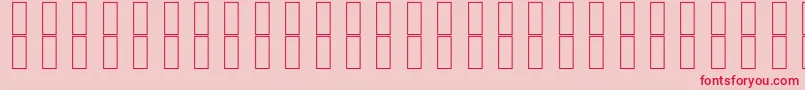 SkrHead2Italic-Schriftart – Rote Schriften auf rosa Hintergrund