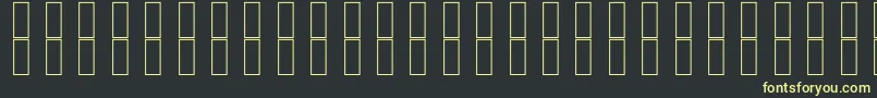Шрифт SkrHead2Italic – жёлтые шрифты на чёрном фоне