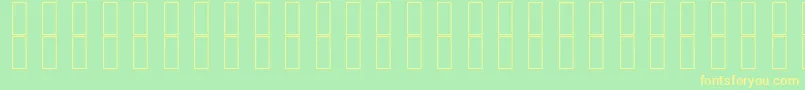 fuente SkrHead2Italic – Fuentes Amarillas Sobre Fondo Verde
