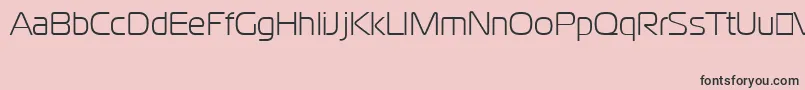 CgoMagistralCyrillic Font – Black Fonts on Pink Background