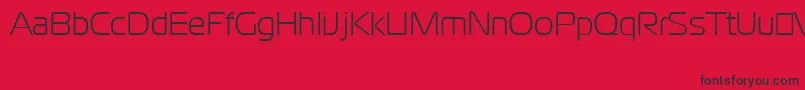 CgoMagistralCyrillic Font – Black Fonts on Red Background