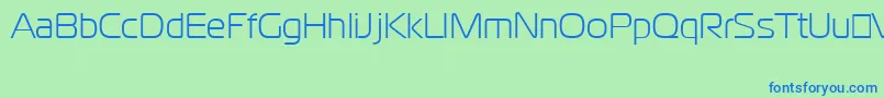 CgoMagistralCyrillic Font – Blue Fonts on Green Background