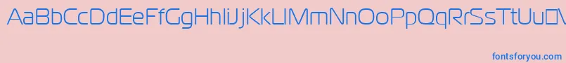 CgoMagistralCyrillic Font – Blue Fonts on Pink Background