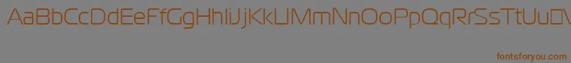 Шрифт CgoMagistralCyrillic – коричневые шрифты на сером фоне