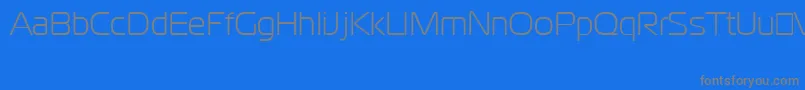 CgoMagistralCyrillic Font – Gray Fonts on Blue Background