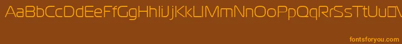CgoMagistralCyrillic Font – Orange Fonts on Brown Background
