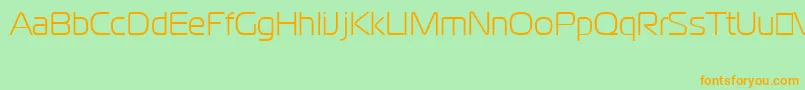 CgoMagistralCyrillic Font – Orange Fonts on Green Background