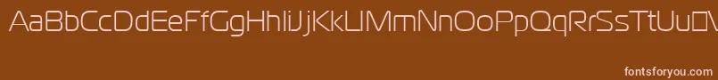 CgoMagistralCyrillic Font – Pink Fonts on Brown Background