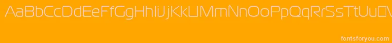 CgoMagistralCyrillic Font – Pink Fonts on Orange Background