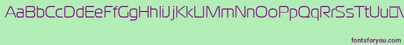 CgoMagistralCyrillic Font – Purple Fonts on Green Background