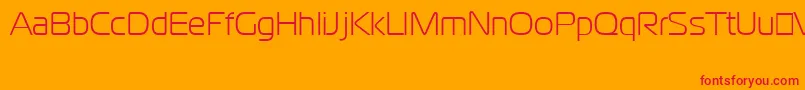 フォントCgoMagistralCyrillic – オレンジの背景に赤い文字