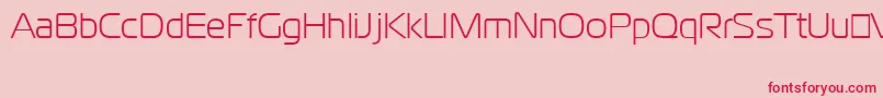 CgoMagistralCyrillic Font – Red Fonts on Pink Background