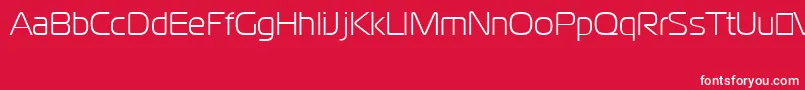 CgoMagistralCyrillic Font – White Fonts on Red Background