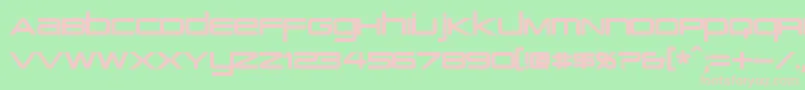 PcapTerminalBold Font – Pink Fonts on Green Background