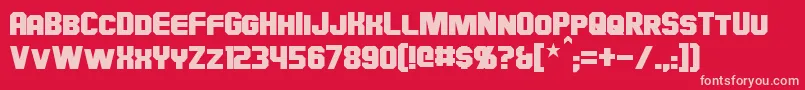 fuente Hauser – Fuentes Rosadas Sobre Fondo Rojo
