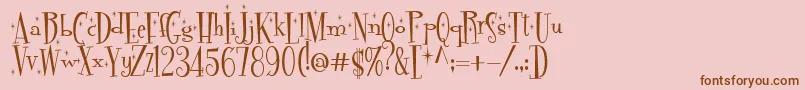 More about Pudelinka Font Pudelinka Font – Brown Fonts on Pink Background