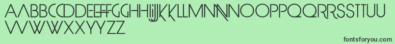 LimitBreak Font – Black Fonts on Green Background